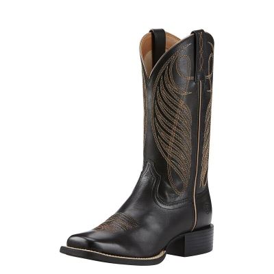 Ariat Round Up - Western Laarzen Zwart Dames - 16683-070